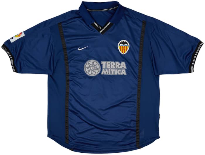 2000-01 Valencia Away Shirt Aimar #22 - 7/10 - (L)