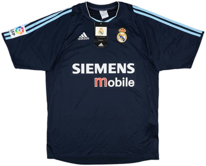 2003-04 Real Madrid Away Shirt Zidane #5 (M)