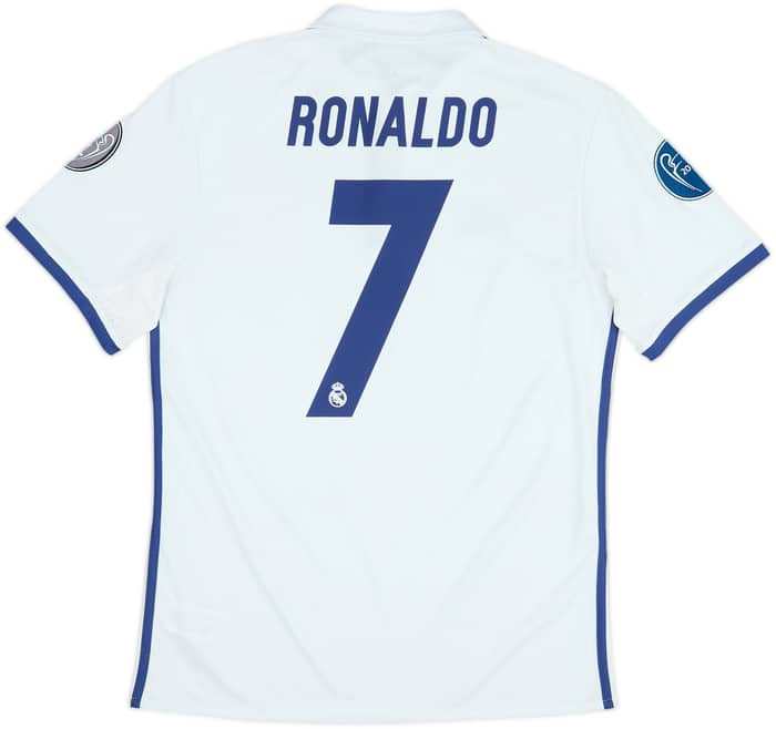 2016-17 Real Madrid Home Shirt Ronaldo #7 - 6/10 - (M)