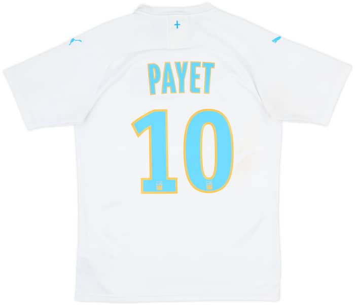 2019-20 Olympique Marseille Home Shirt Payet #10 - 6/10 - (M)