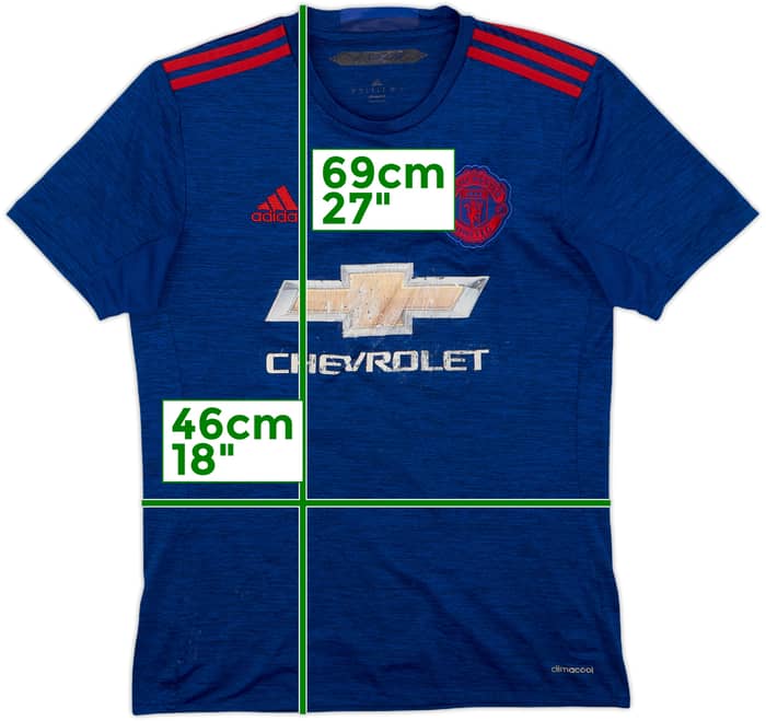 2016-17 Manchester United Away Shirt - 4/10 - (S)