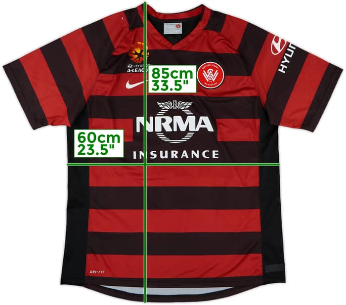 2012-14 Western Sydney Wanderers Home Shirt - 10/10 - (XXL)