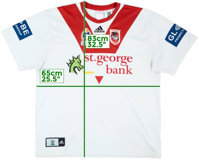 2004 St George Illawarra Rugby Home Shirt - 5/10 - (3XL)
