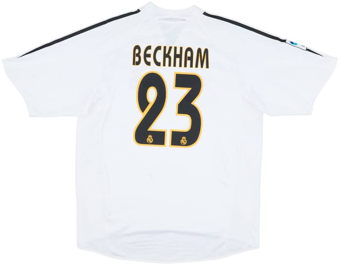 2004-05 Real Madrid Home Shirt Beckham #23 - 7/10 - (L)