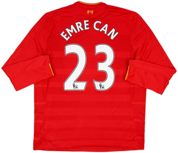 2016-17 Liverpool Home L/S Shirt Emre Can #23 - 6/10 - (XXL)