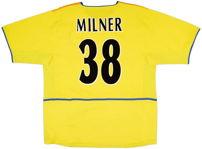 2002-03 Leeds United Away Shirt Milner #38 - 8/10 - (XXL)