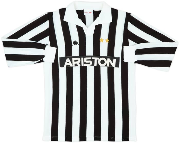 1982-83 Juventus Home L/S Shirt #11 - 9/10 - (M)