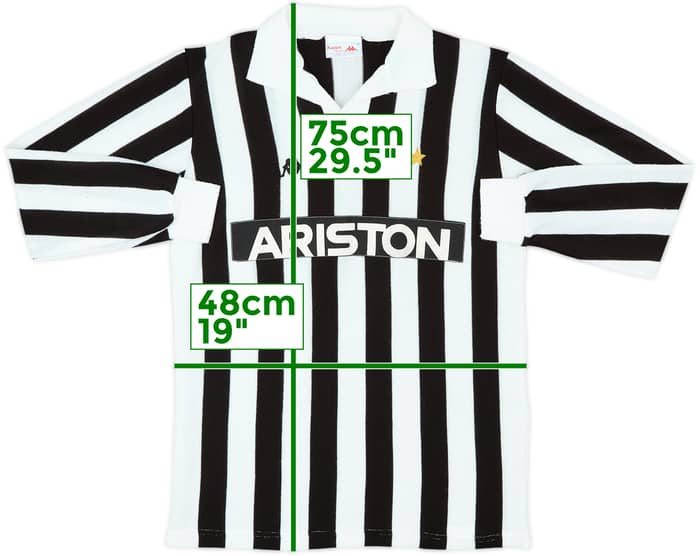 1982-83 Juventus Home L/S Shirt #11 - 9/10 - (M)