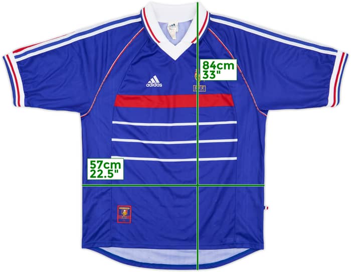 1998-00 France Home Shirt - 5/10 - (L)