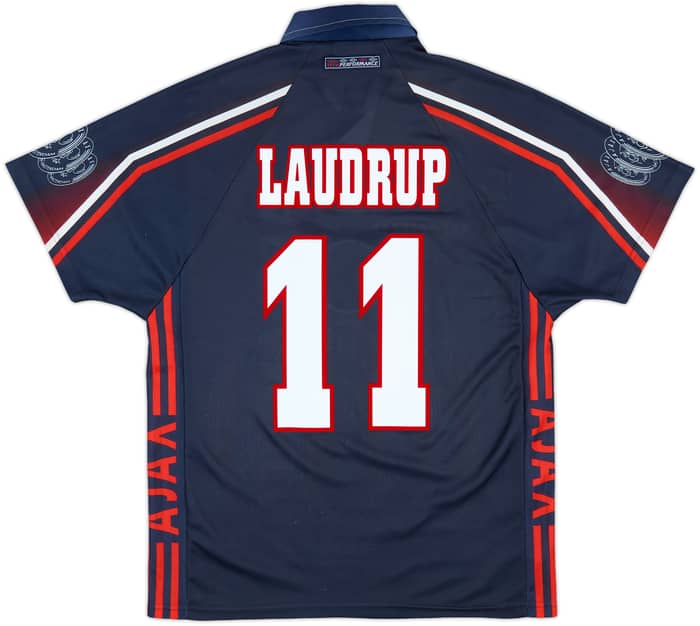 1997-98 Ajax Away Shirt Laudrup #11 - 9/10 - (M)