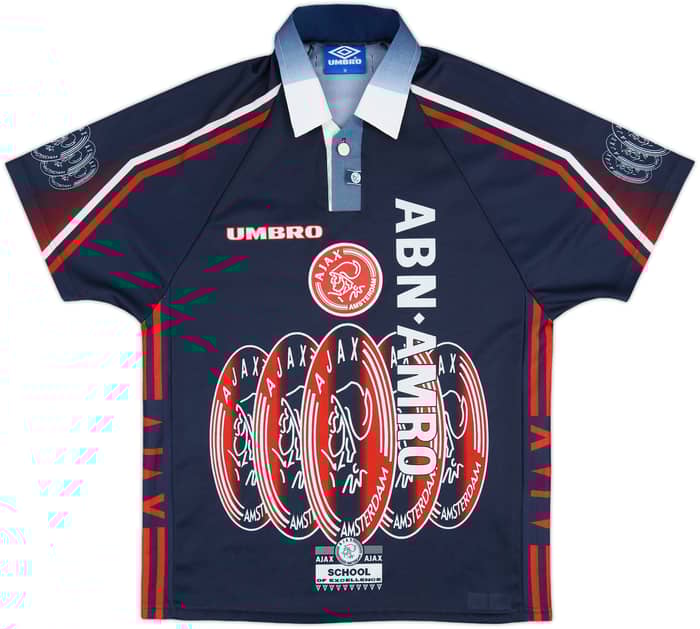 1997-98 Ajax Away Shirt Laudrup #11 - 9/10 - (M)