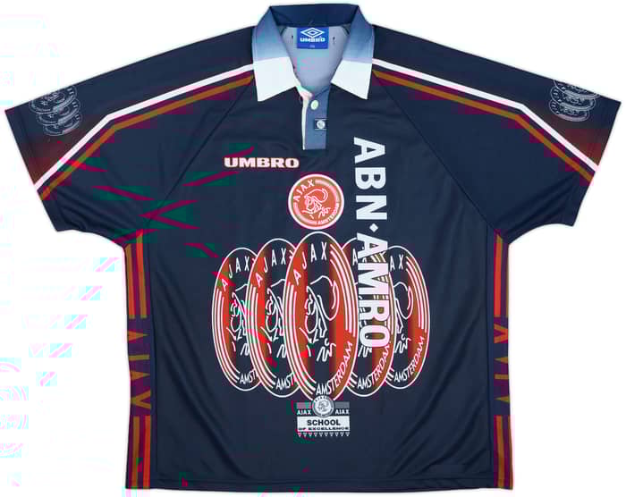 1997-98 Ajax Away Shirt F.De Boer #4 - 9/10 - (XXL)
