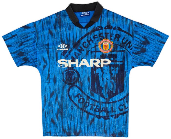 1992-93 Manchester United Away Shirt and Shorts - 6/10 - (S)