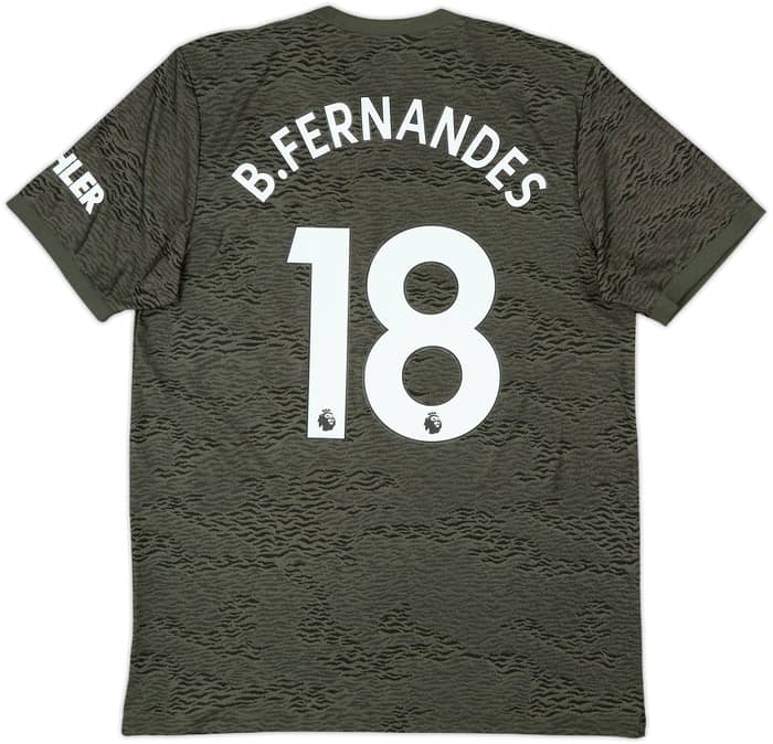 2020-21 Manchester United Away Shirt B.Fernandes #18 - 10/10 - (L)
