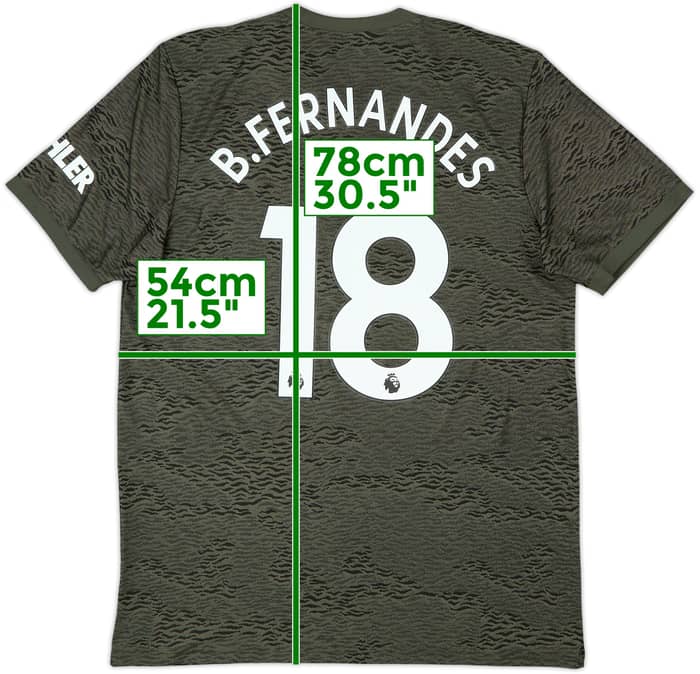 2020-21 Manchester United Away Shirt B.Fernandes #18 - 10/10 - (L)
