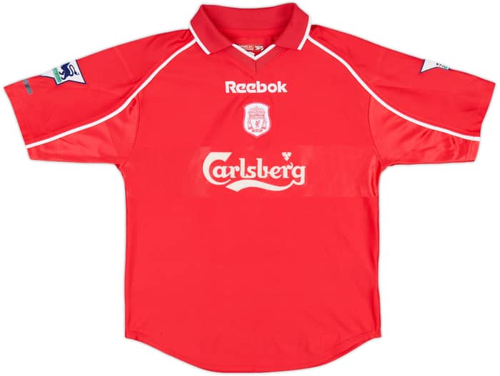 2000-02 Liverpool Home Shirt Owen #10 - 8/10 - (M.Boys)