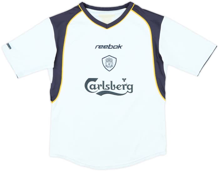 2001-03 Liverpool Away Shirt Hyypia #4 - 7/10 - (L.Boys)