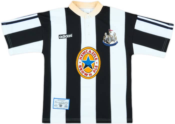 1995-97 Newcastle Home Shirt Shearer #9 - 5/10 - (XS)