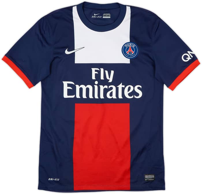 2013-14 Paris Saint-Germain Home Shirt Beckham #32 - 8/10 - (S)