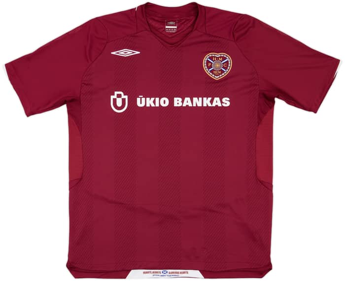 2008-09 Hearts Home Shirt - 8/10 - (L)