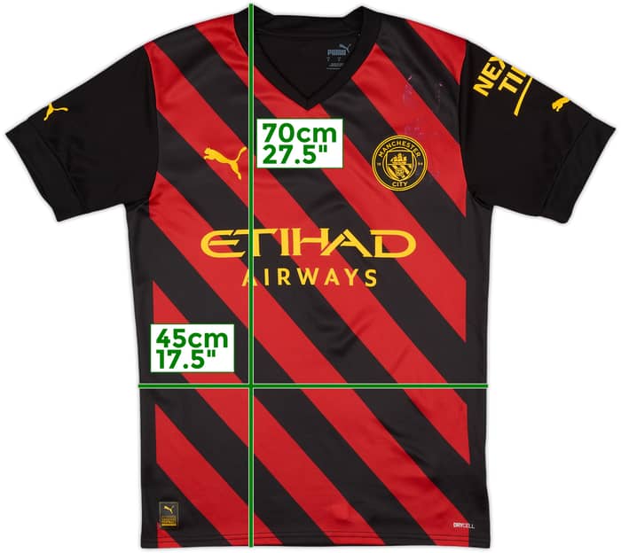 2022-23 Manchester City Away Shirt - 5/10 - (S)
