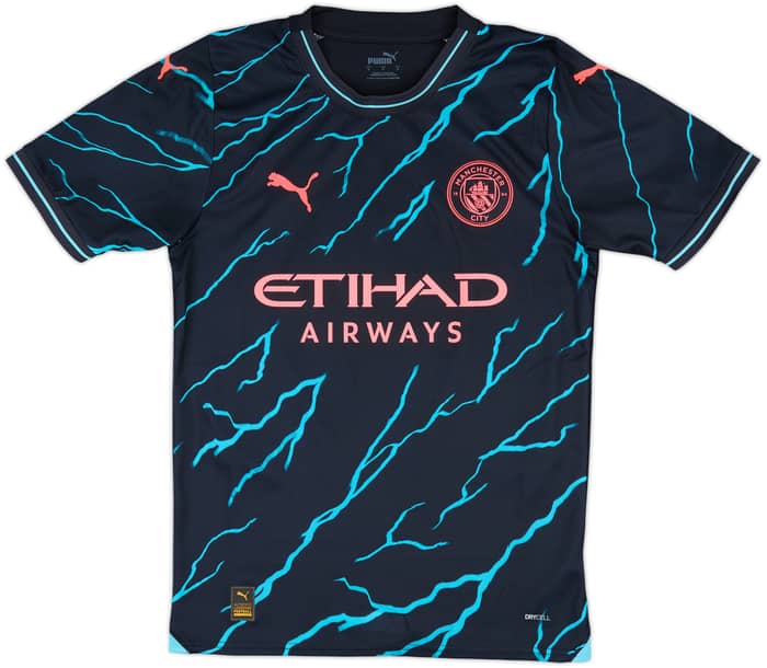2023-24 Manchester City Third Shirt Haaland #9 - 10/10 - (S)
