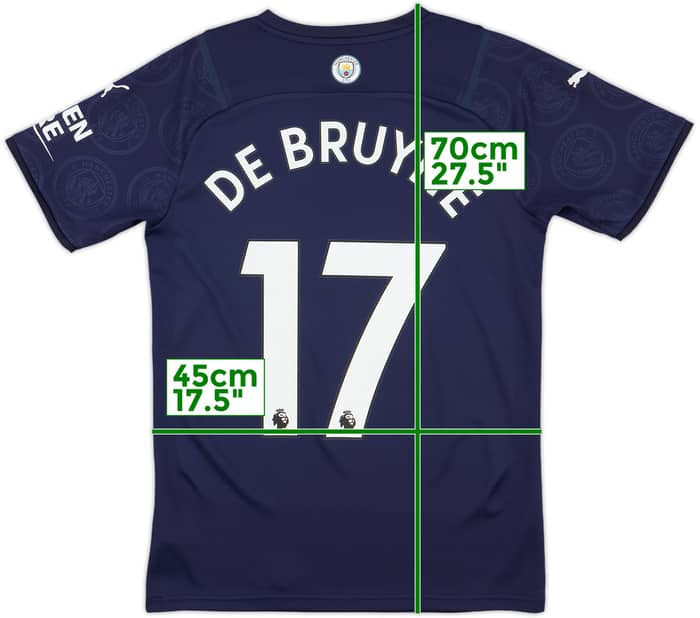 2021-22 Manchester City Third Shirt De Bruyne #17 - 10/10 - (S)