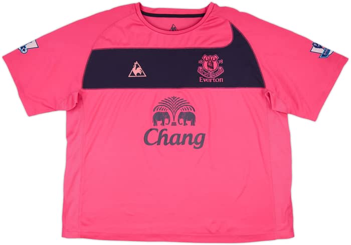 2010-11 Everton Away Shirt Baines #3 - 9/10 - (3XL)