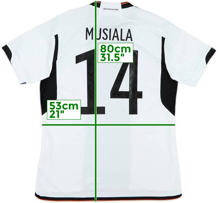 2022-23 Germany Home Shirt Musiala #14 - 7/10 - (L)