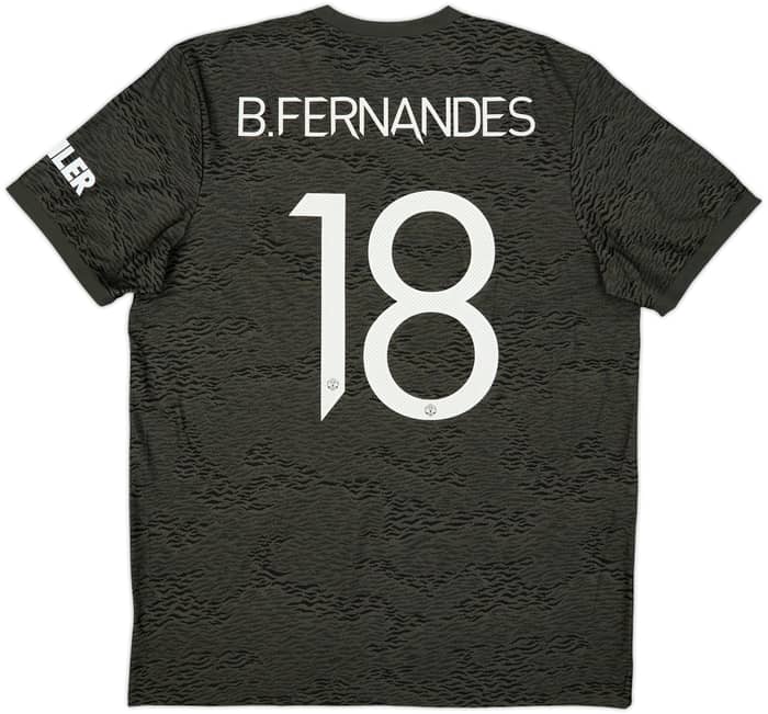 2020-21 Manchester United Away Shirt B.Fernandes #18 - 10/10 - (XL)