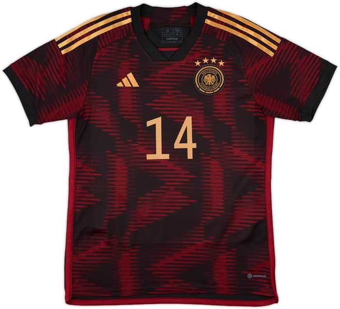 2022-23 Germany Away Shirt Musiala #14 - 10/10 - (M)