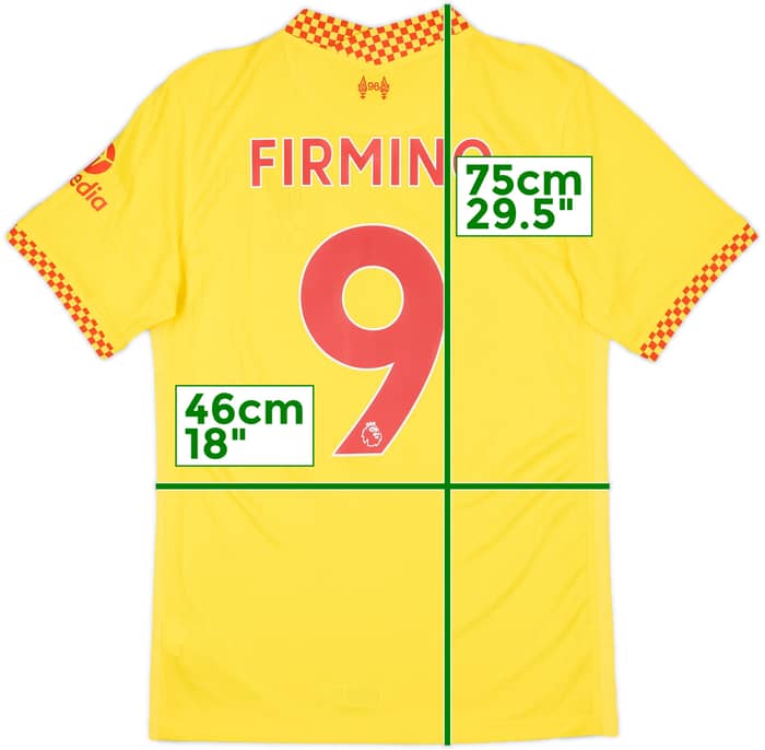 2021-22 Liverpool Third Shirt Firmino #9 (S)