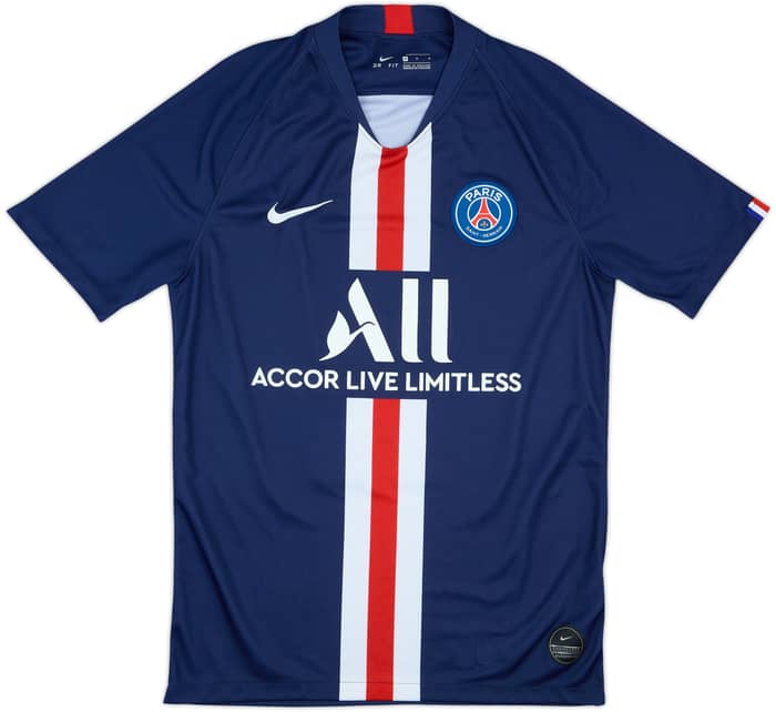 2019-20 Paris Saint-Germain Home Shirt Mbappe #7 - 10/10 - (M)