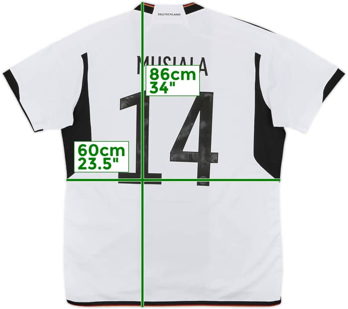 2022-23 Germany Home Shirt Musiala #14 - 10/10 - (XL)