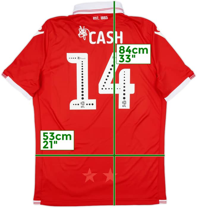 2018-19 Nottingham Forest Home Shirt Cash #14 - 8/10 - (XXL)