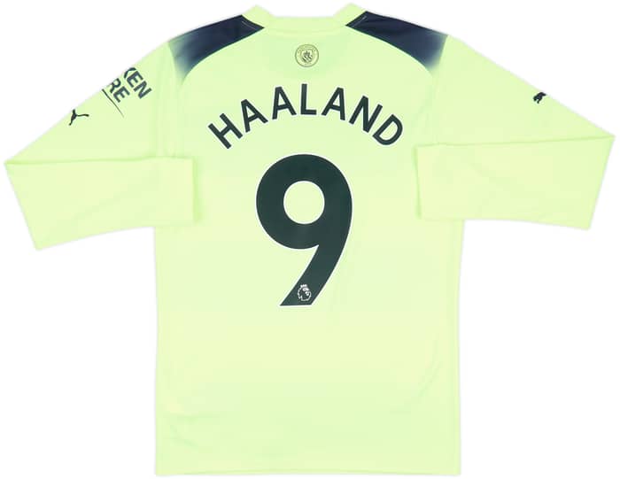 2022-23 Manchester City Third Shirt Haaland #9 - 8/10 - (S)
