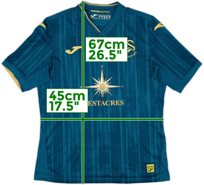 2023-24 Swansea City Away Shirt - 9/10 - (S)