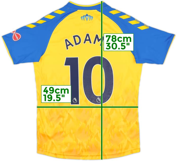 2021-22 Southampton Away Shirt Adams #10 - 10/10 - (M)