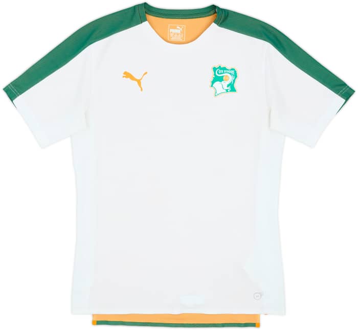 2017-18 Ivory Coast Player Issue Puma Training Shirt - 9/10 - (M)