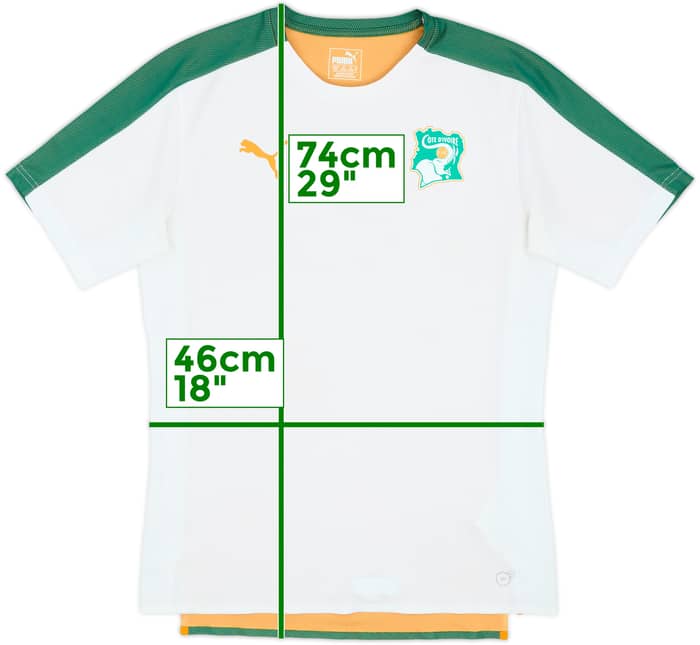 2017-18 Ivory Coast Player Issue Puma Training Shirt - 9/10 - (M)