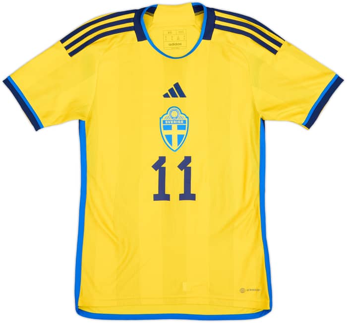 2022-23 Sweden Home Shirt Ibrahimovic #11 - 9/10 - (XS)