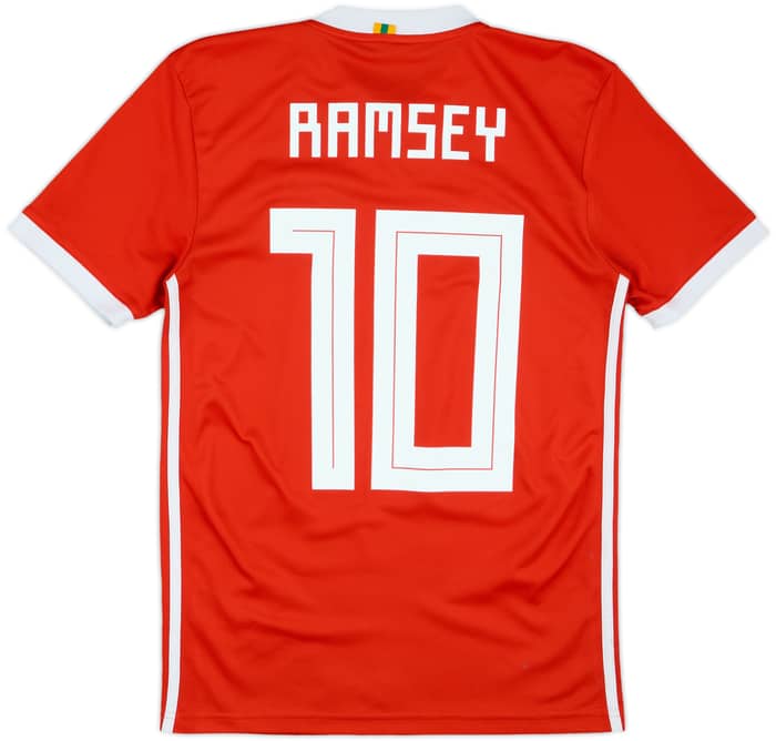2018-19 Wales Home Shirt Ramsey #10 - 6/10 - (XS)