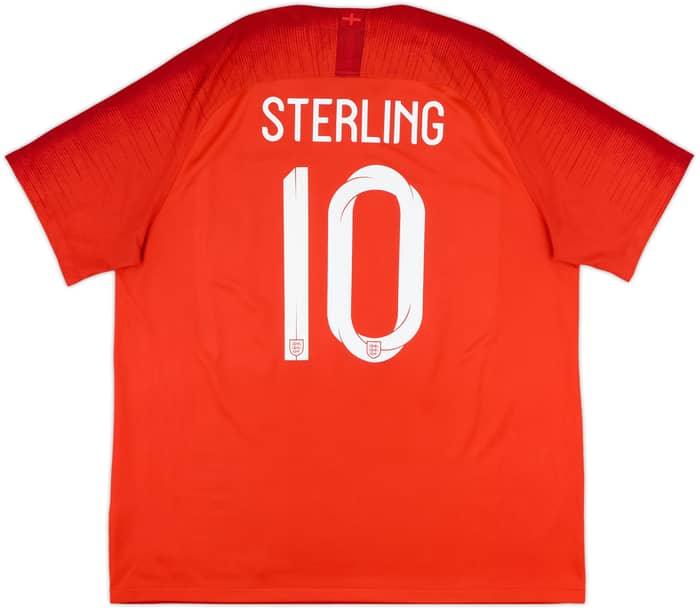 2018-19 England Away Shirt Sterling #10 - 9/10 - (XL)