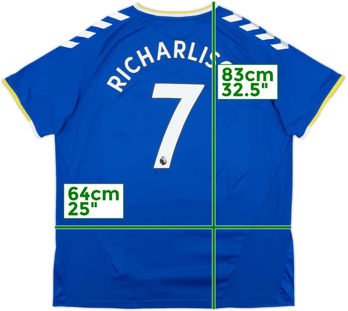 2021-22 Everton Home Shirt Richarlison #7 - 8/10 - (3XL)