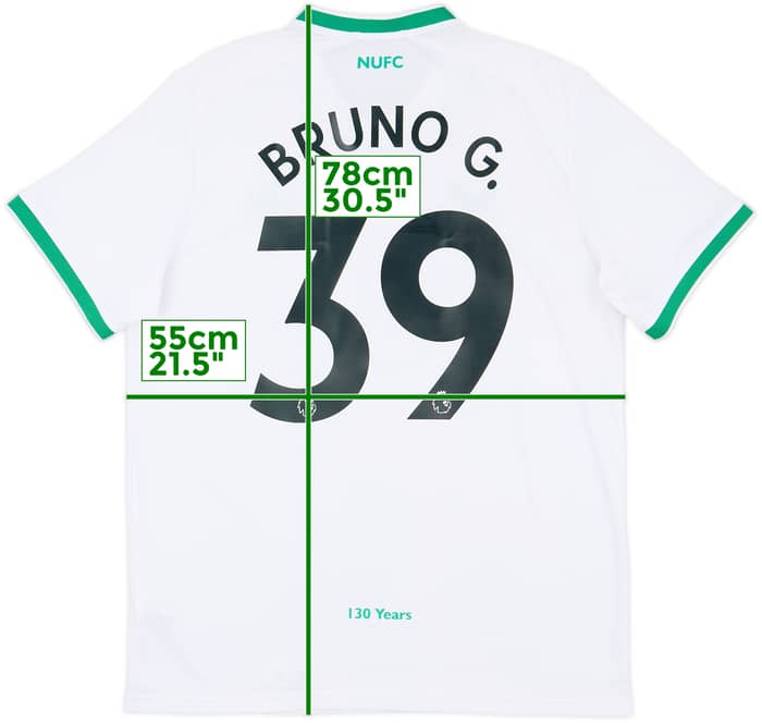 2022-23 Newcastle Third Shirt Bruno G. #39 - 9/10 - (XL)
