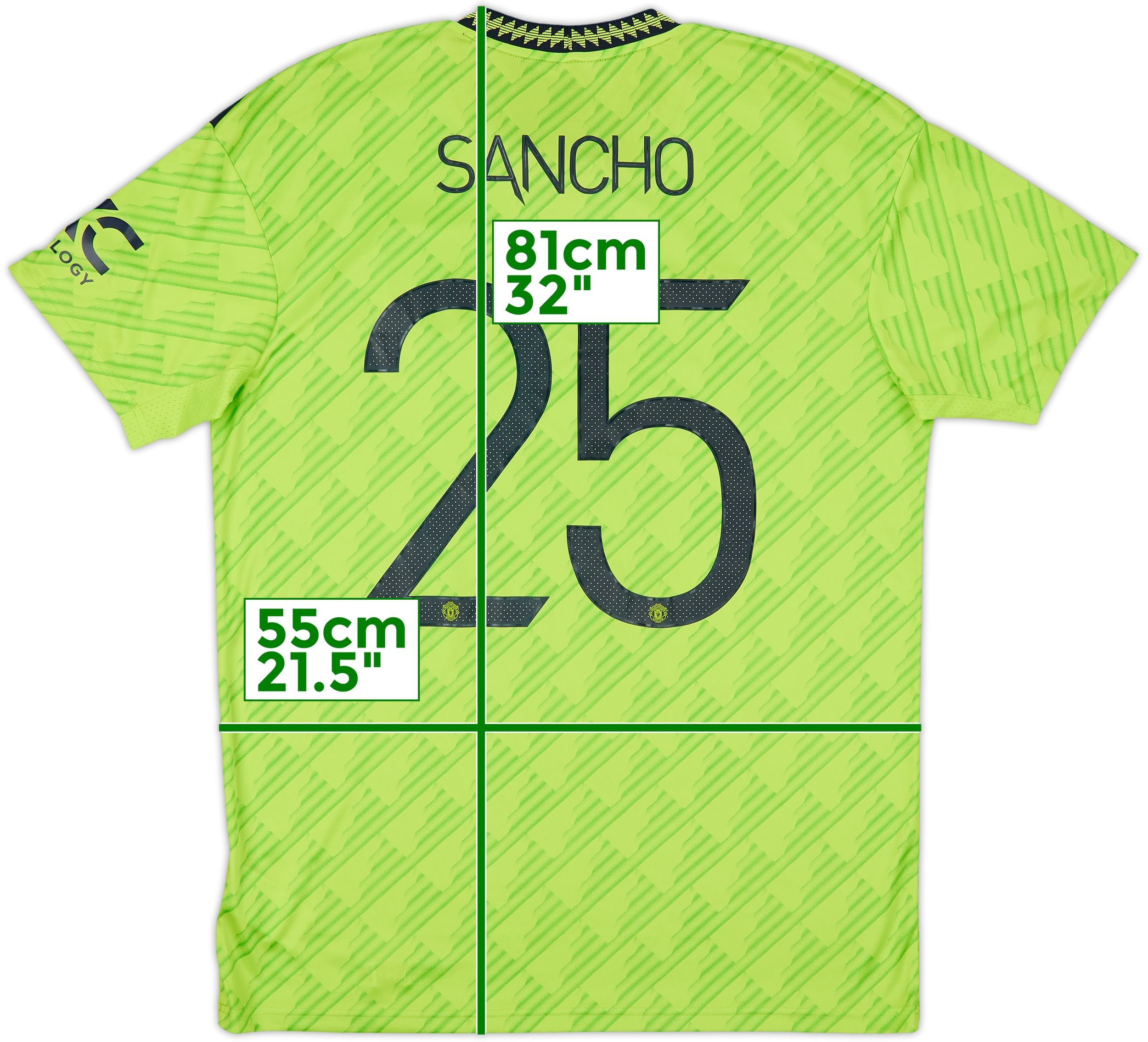 2022-23 Manchester United Third Shirt Sancho #25 - 10/10 - (L)