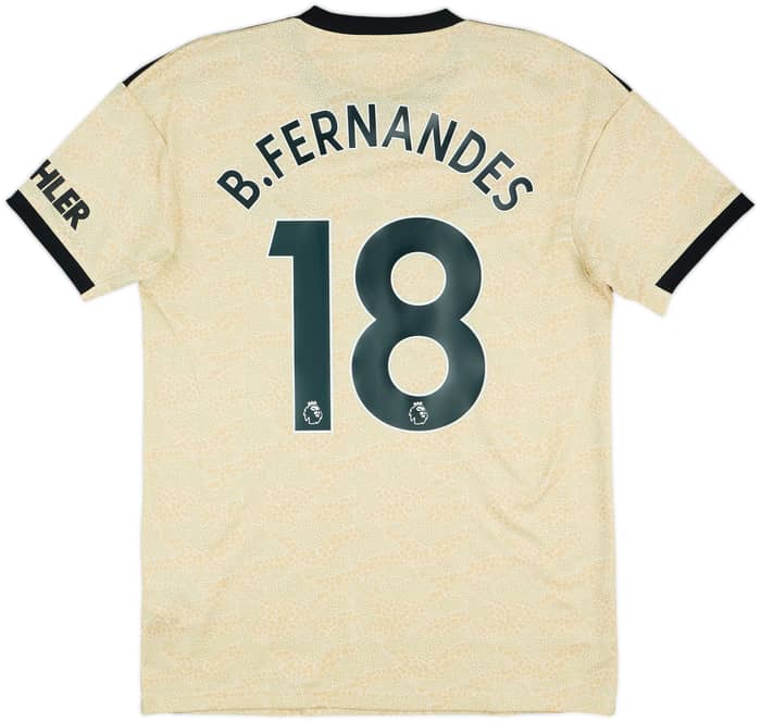 2019-20 Manchester United Away Shirt B.Fernandes #18 - 10/10 - (M)