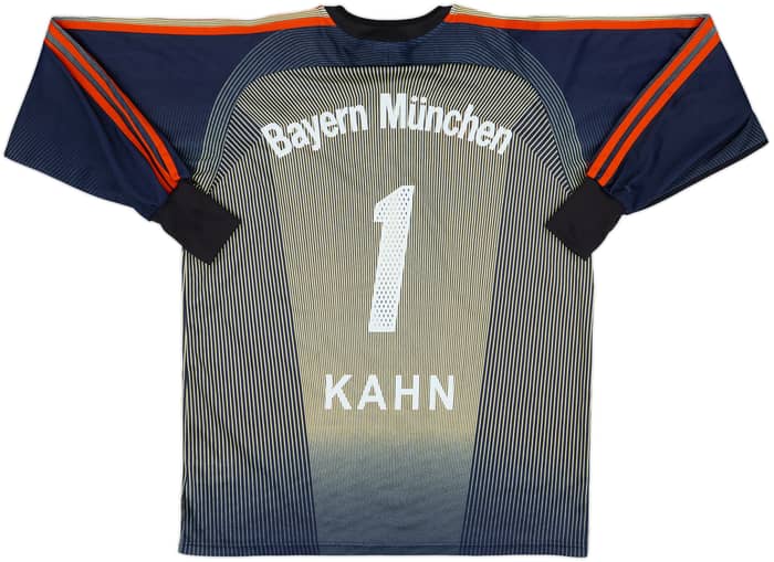 2003-04 Bayern Munich GK Shirt Kahn #1 - 7/10 - (S)