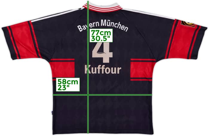 1997-99 Bayern Munich Home Shirt Kuffour #4 - 5/10 - (XL)