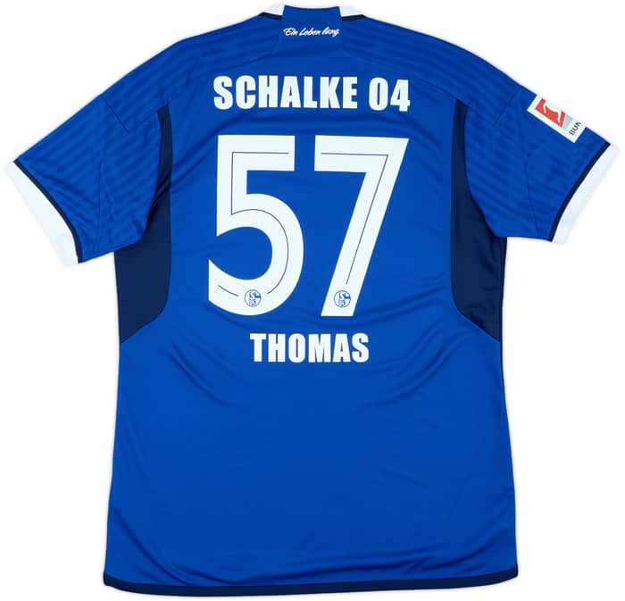 2023-24 Schalke Home Shirt Thomas #57 - 8/10 - (L)